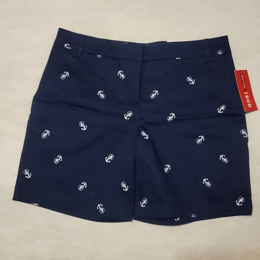 NWT Navy Anchor Izod Shorts